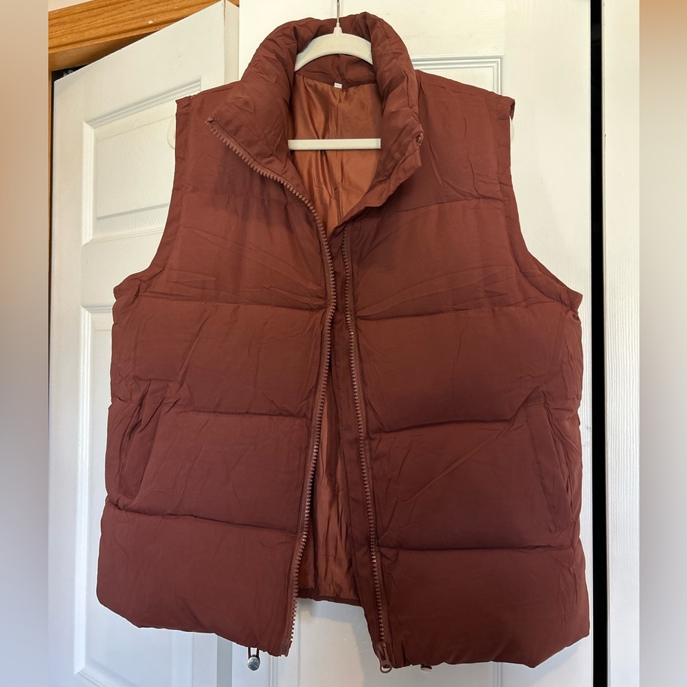 Puffer vest.